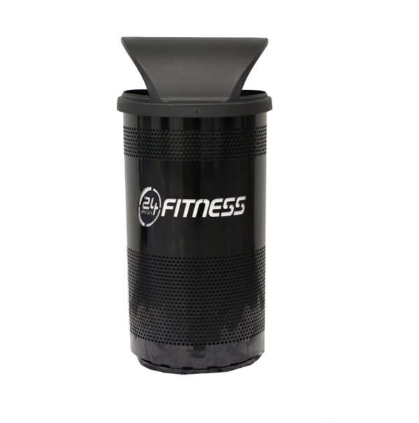 Witt Custom Logo 24-Hour Fitness Hawkeyes Arena Trash Cans Product