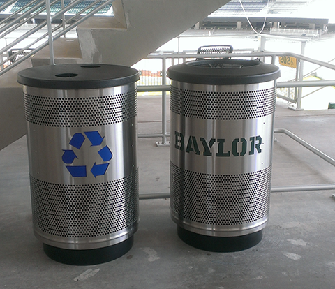 Witt Custom Baylor Stainless Steel Standard Series Custom Recycling Containers