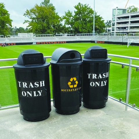 Custom recycling containers