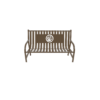 Witt Custom Outdoor Benches Logo Bronze Bird Transparent