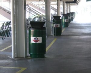 Witt Custom Recycling Receptacles Stainless Steel FCC Multi Logo Market Environment