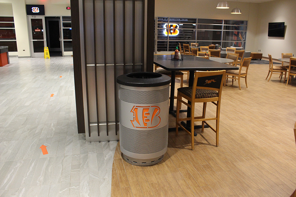 Professional Teams Bengals Custom Waste Receptacles Can