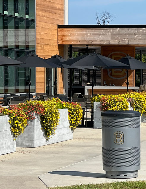 Restaurant Branded Waste Receptacles